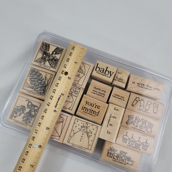 Stampin Up! Lot Of Rubber Stamps - Picture 12 of 13